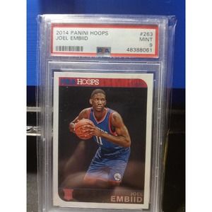 Joel Embiid Graded PSA Rookie Card